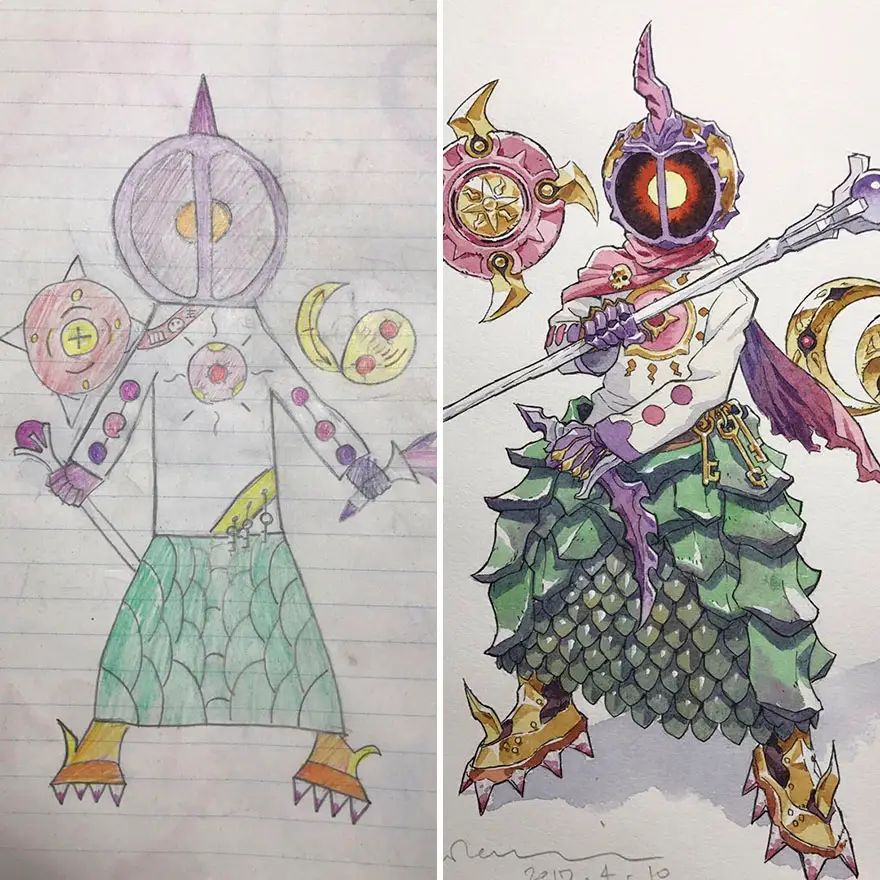 sons sketches to anime drawings thomas romain 17 5993f378816ff 880