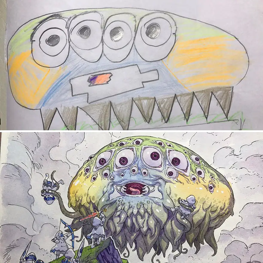 sons sketches to anime drawings thomas romain 19 5993f37e7b837 880