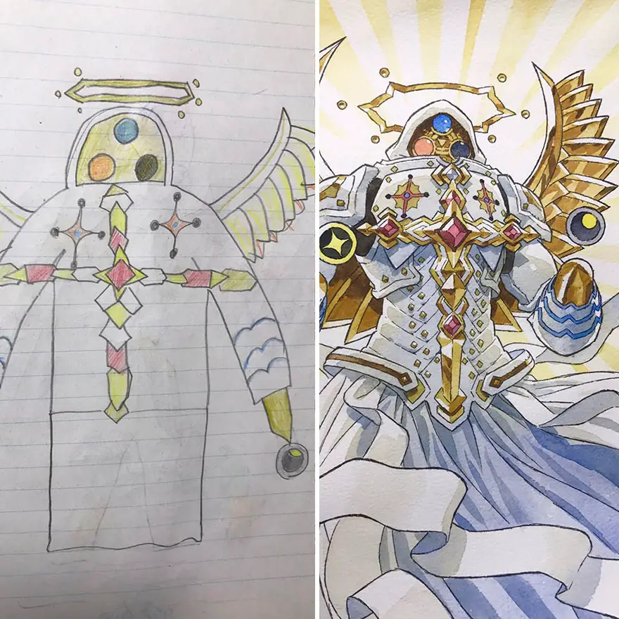 sons sketches to anime drawings thomas romain 2 5993f352832e6 880