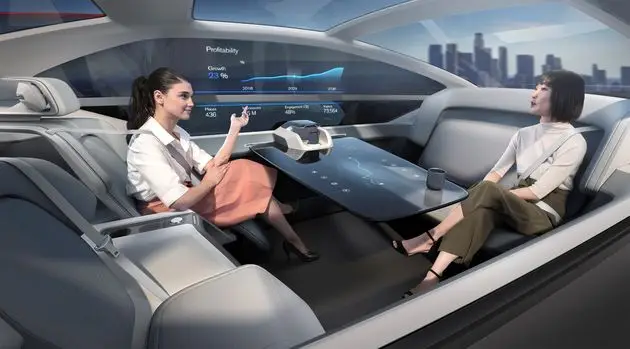 volvo 360c interior office