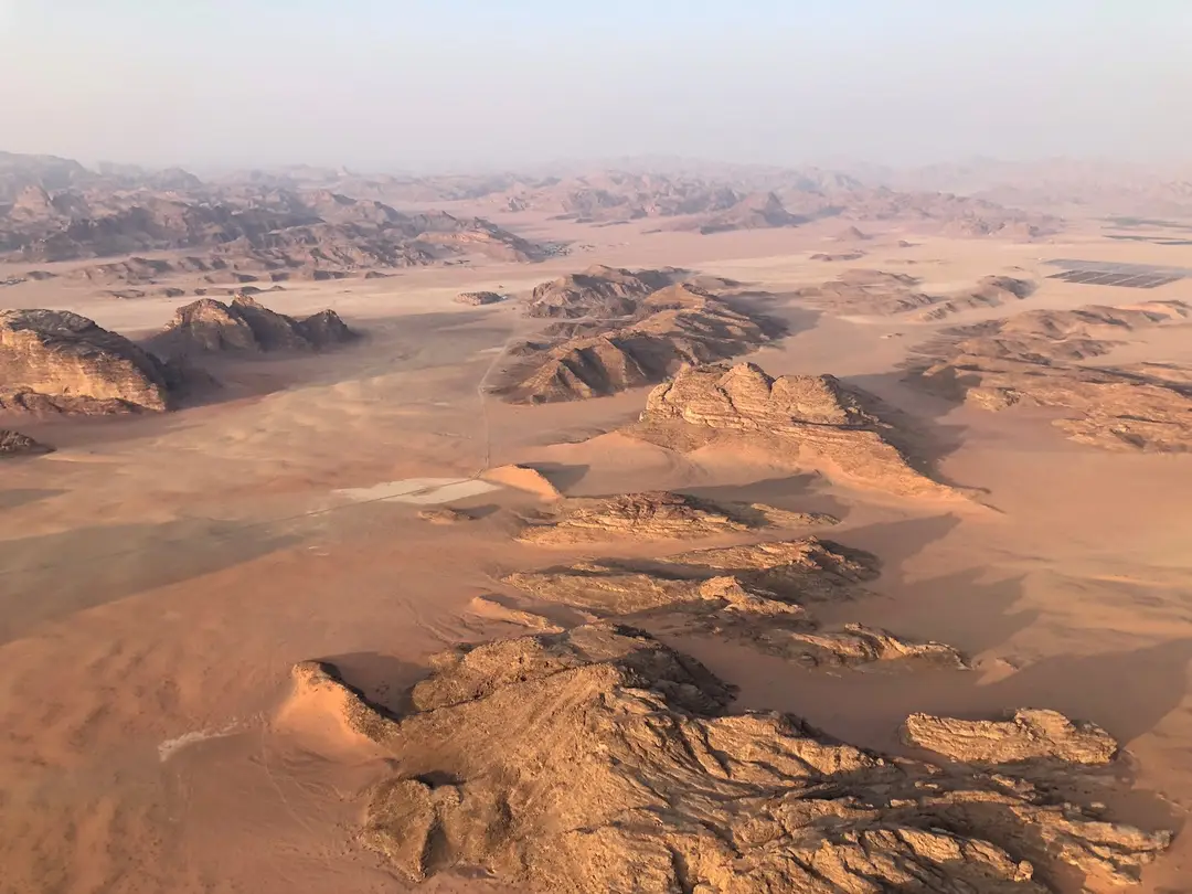 wadi rum ballonvaart