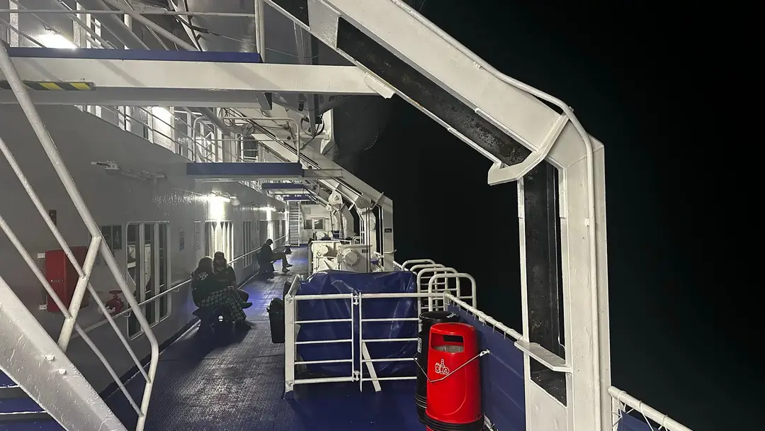 Romantiek op de Noordzee.