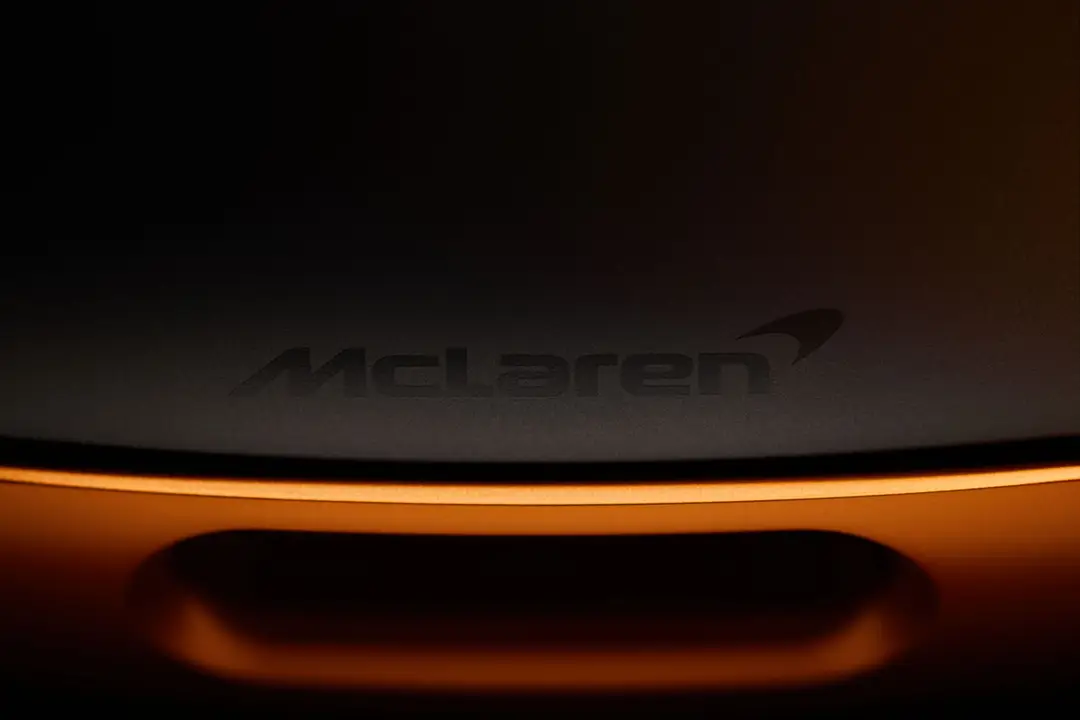 high bw zeppelin mclaren edition rear logo detail beauty