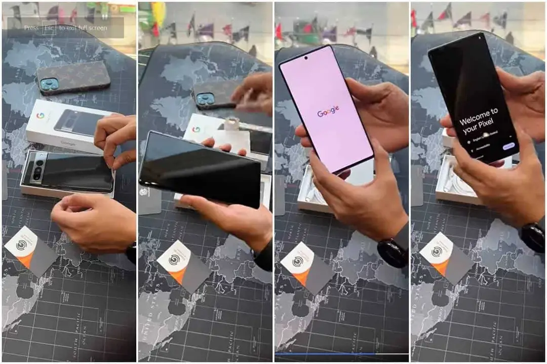 google pixel 7 pro unboxing video leaked