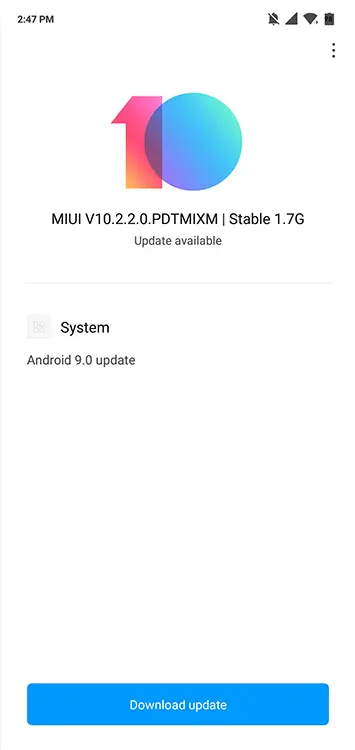 screenshot 2019 03 18 mi 8 lite pie update webp webp image 1200 750 pixels