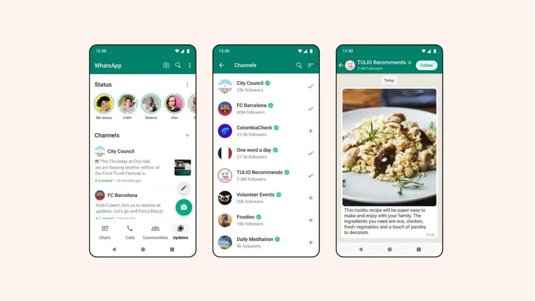 whatsapp channels