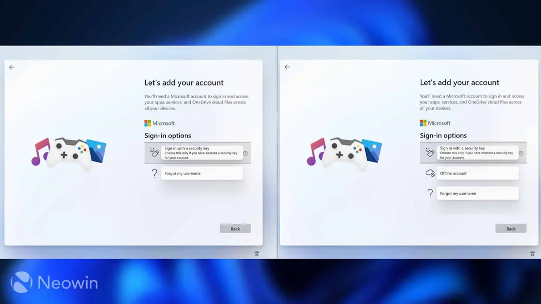1624061682 windows 11 home vs pro sign in option