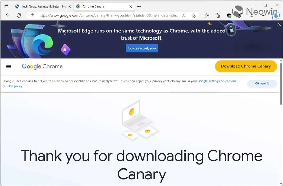 1677061880 edge banner on chrome website
