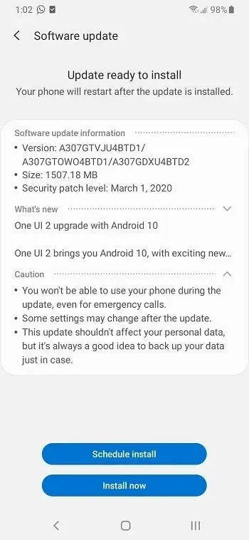 a30supdate