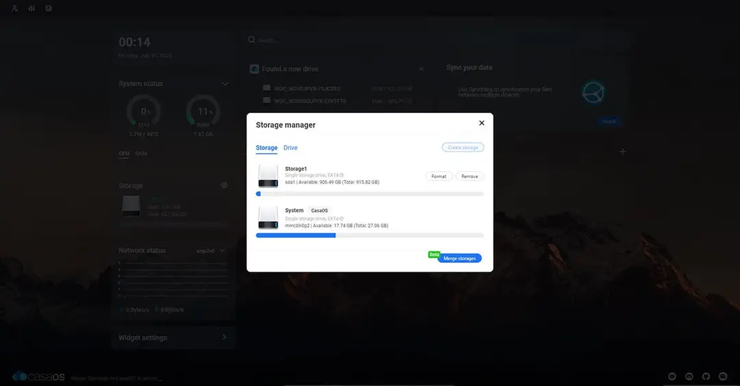 adding storage on zimboard