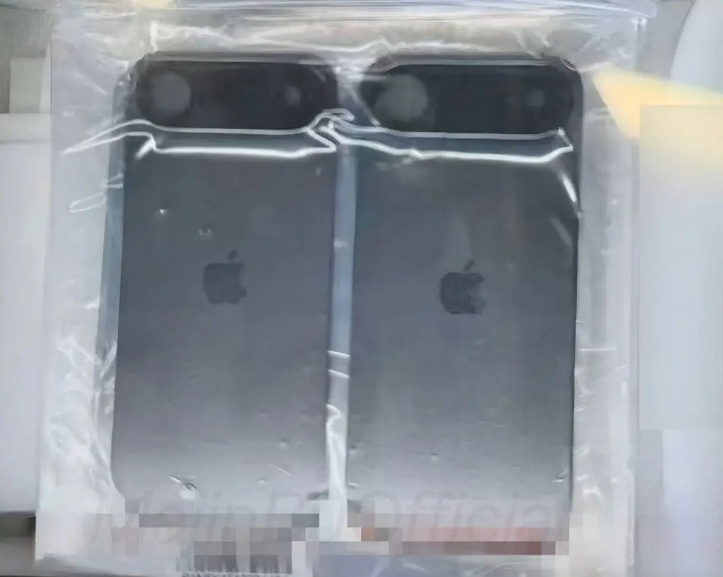 alleged iphone 17 series design
