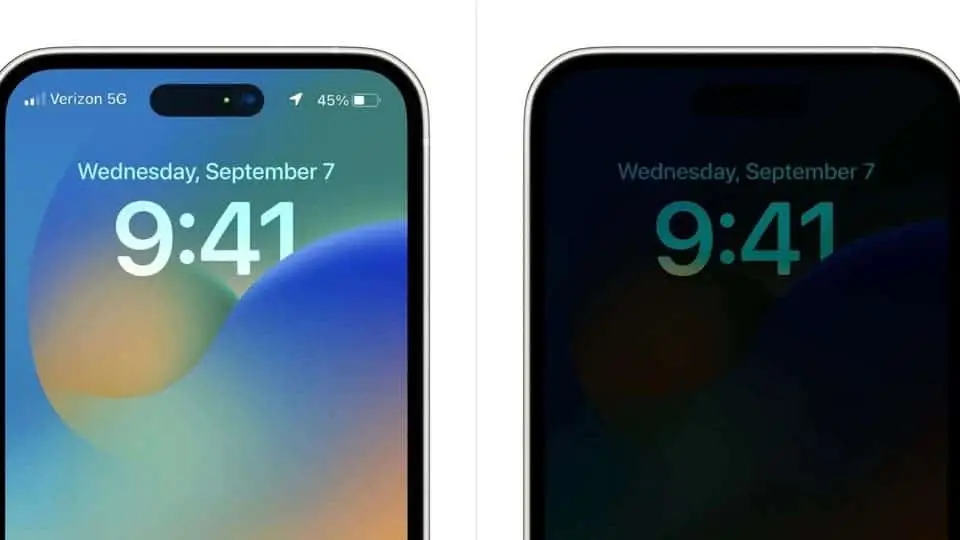 always on display ios 16