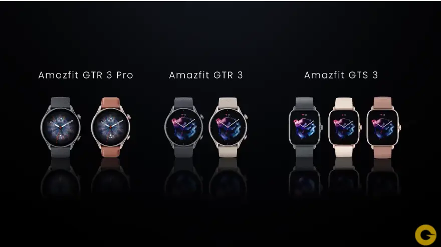 amazfit gtr 3 pro amazzfit gtr 3 amazfit gts 3