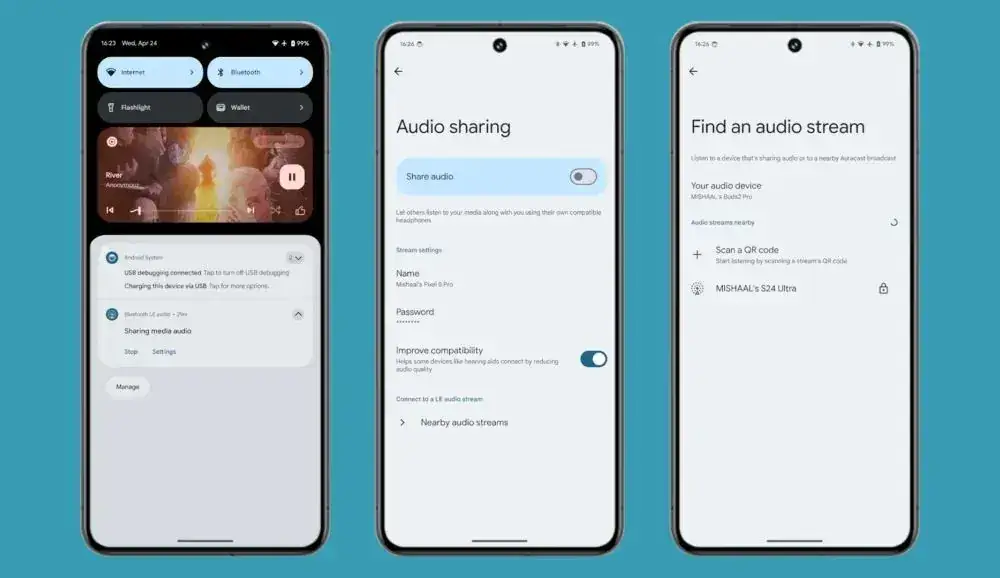 android 15 auracast b