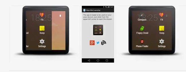 android wear mini launcher