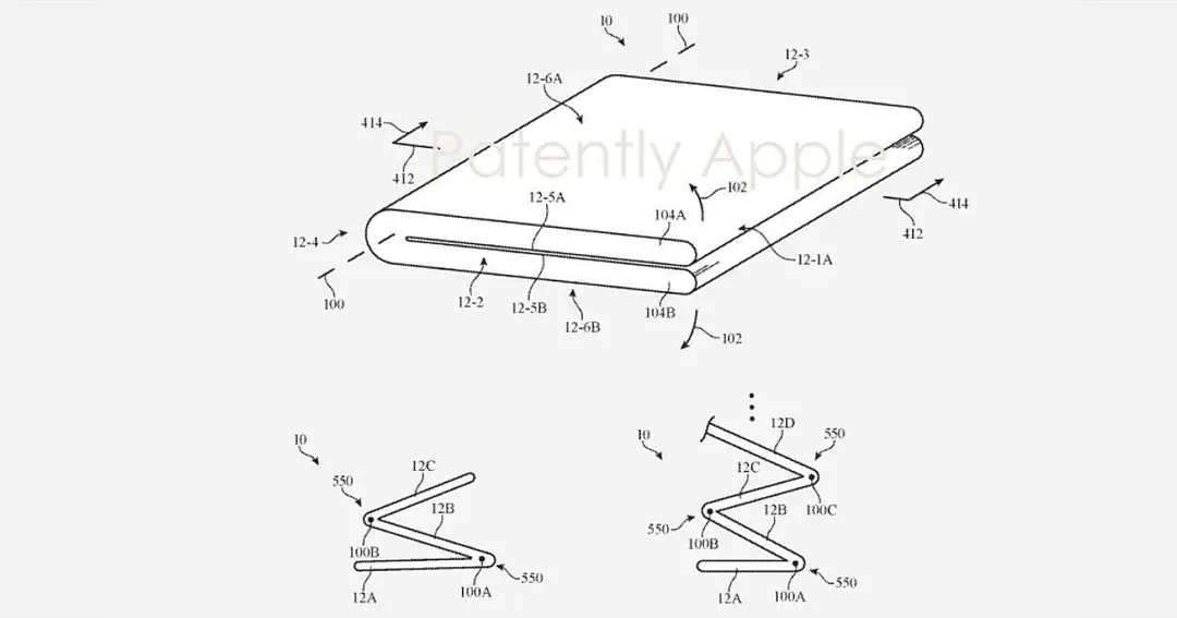 apple foldable iphone patent