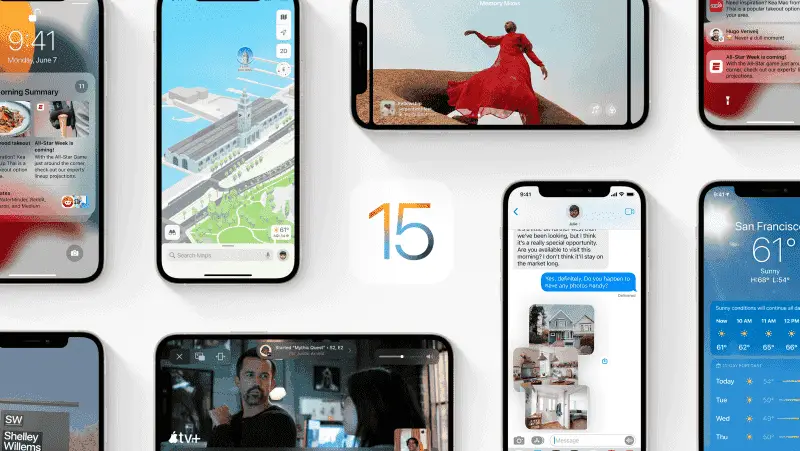 apple ios 15 capa
