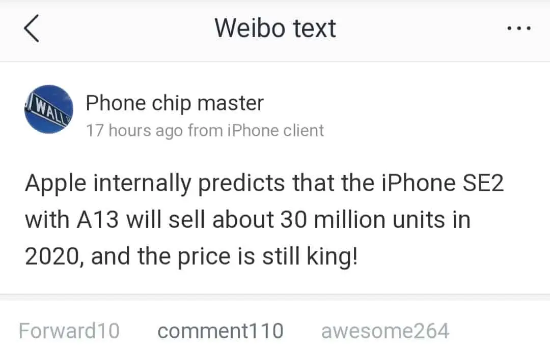 apple iphone se 2 b