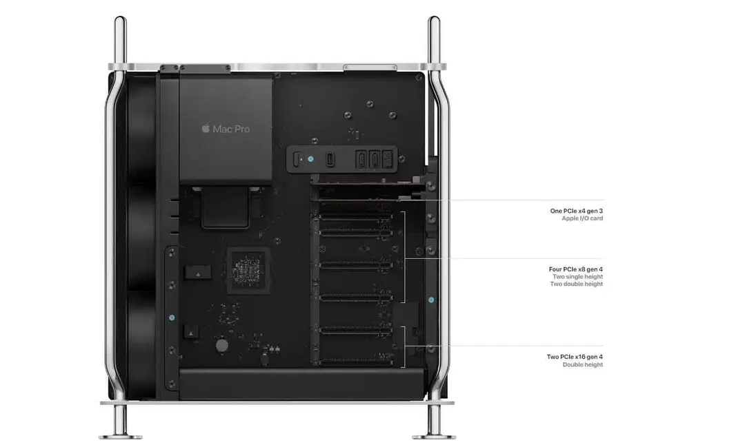 apple m2 ultra mac pro pcie slots