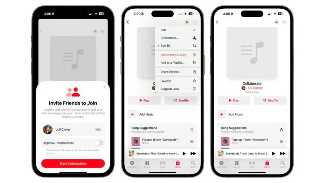 apple music collaborative playlists a