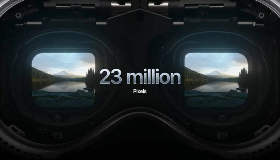 apple vision pro display