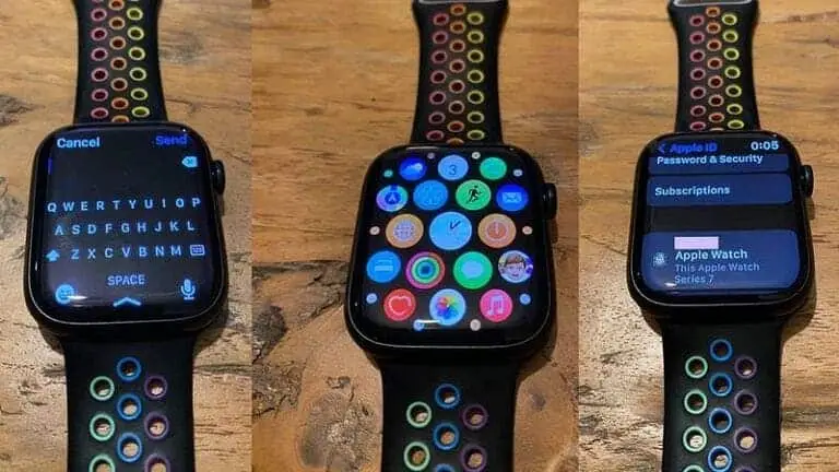 apple watch series 7 real world images