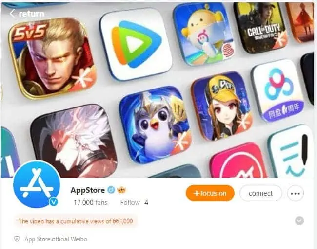 apple weibo