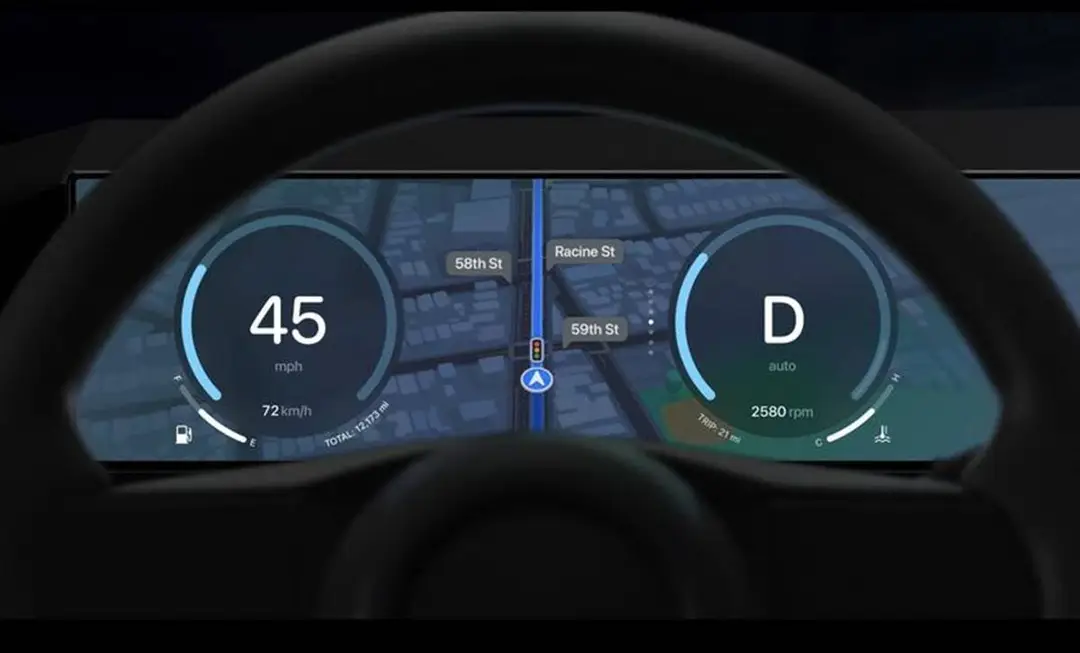apples new carplay interface in car infotainment
