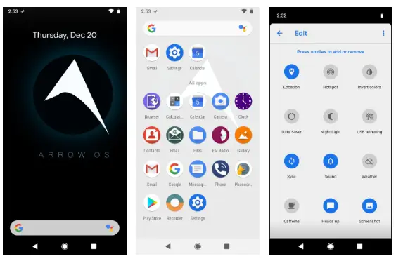 arrow os 2