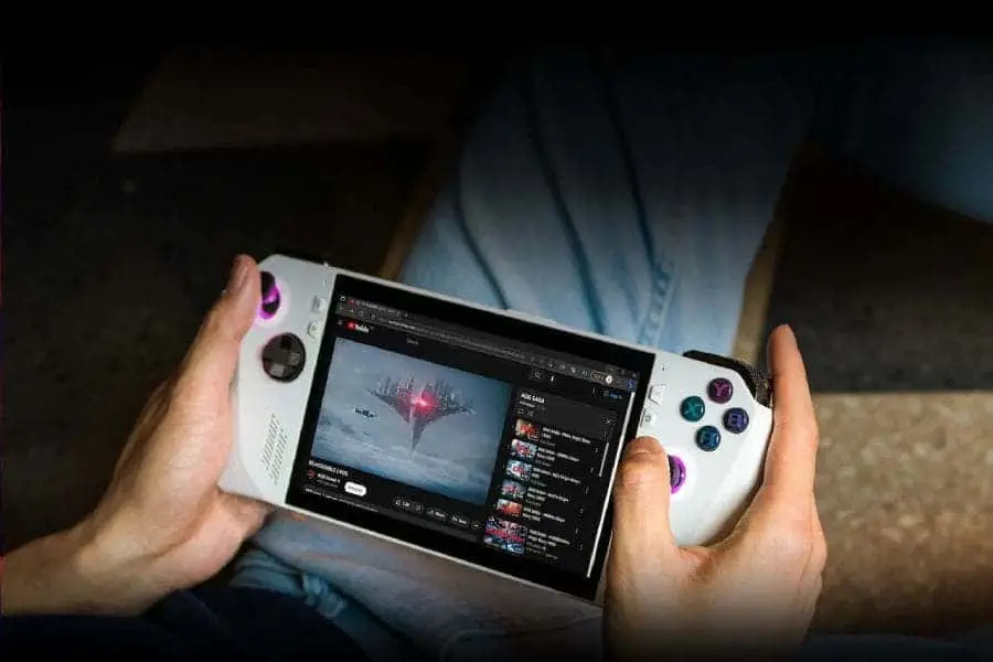 asus rog ally design