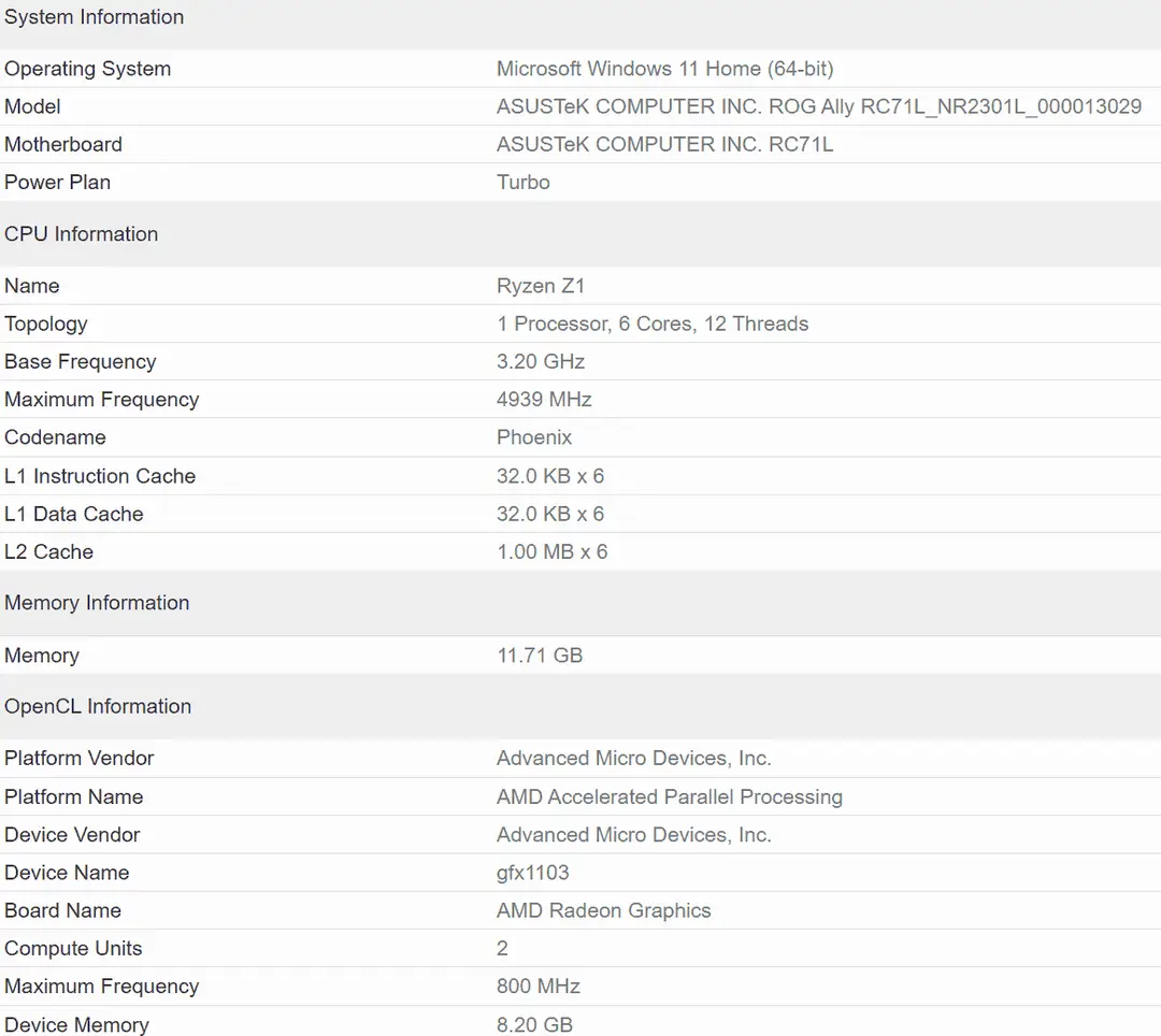 asus rog ally specs img src videocardz