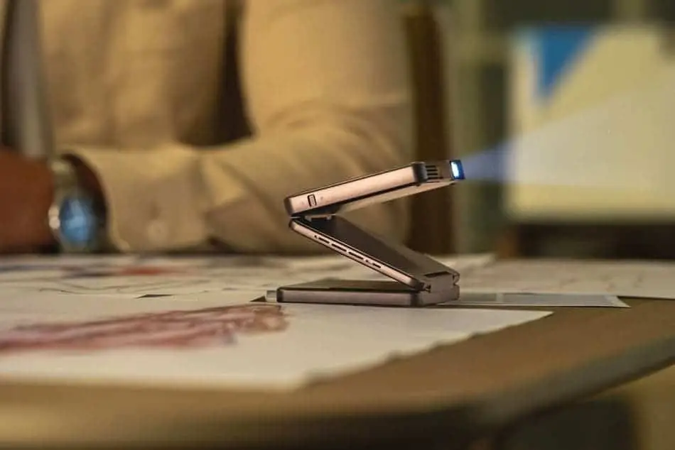 aurzen zip trifolding pocket projector