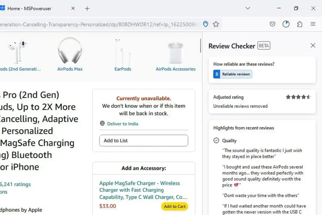 b grade reliable reviews