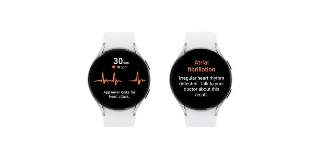 background ecg on samsung watch 6