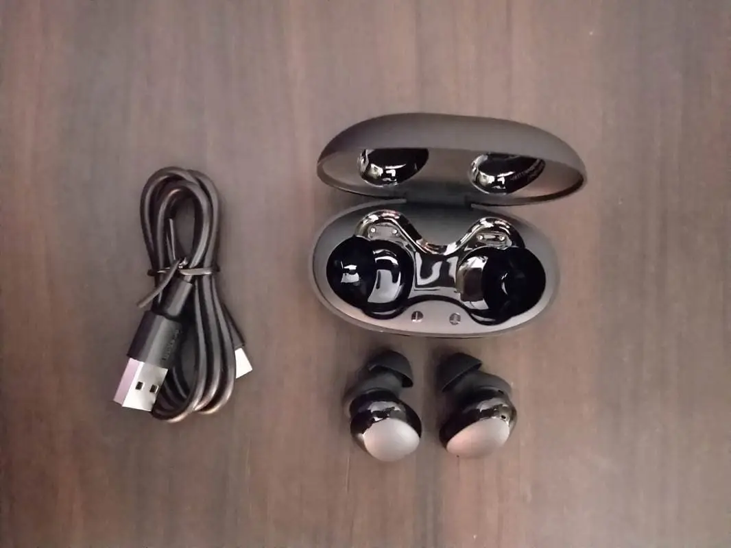 baseus encok w11 true wireless earbuds with charging cable
