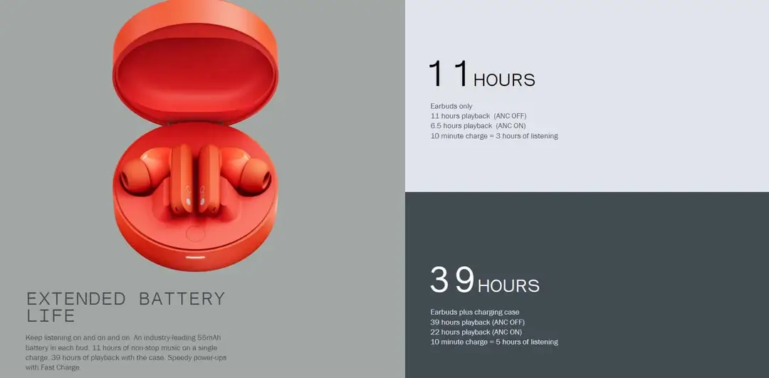 battery life