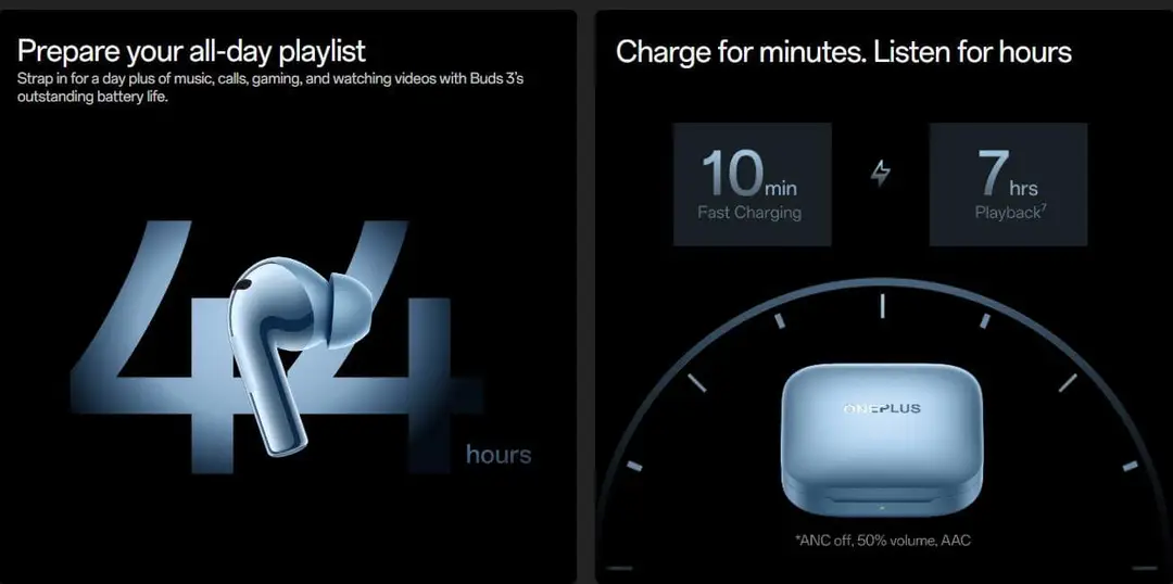 battery life