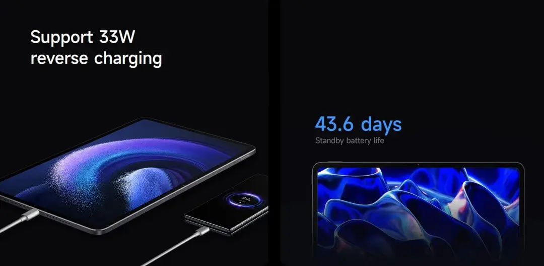 battery life of pad 6 max