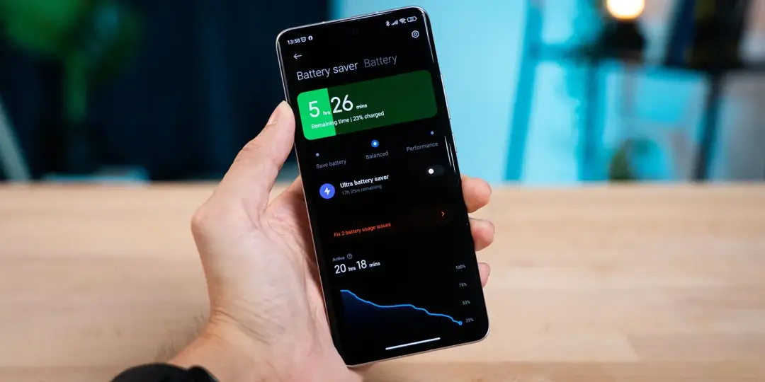 battery life