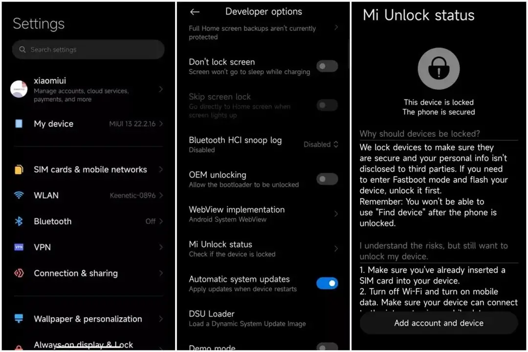 bootloader unlocking main