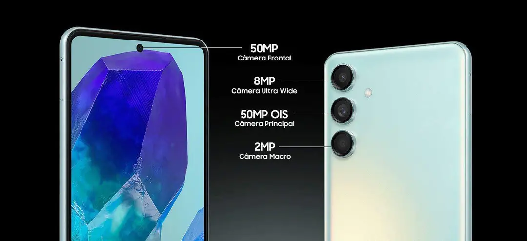 camera setup of galaxy m55