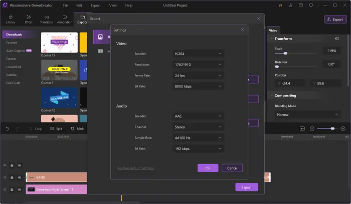 capture video game democreator 8