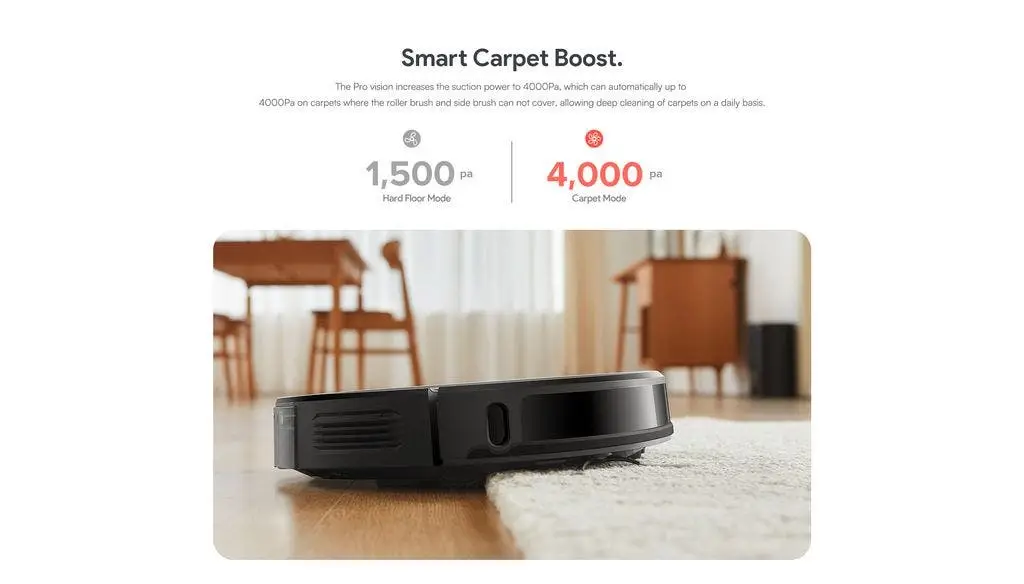 carpet boost technology