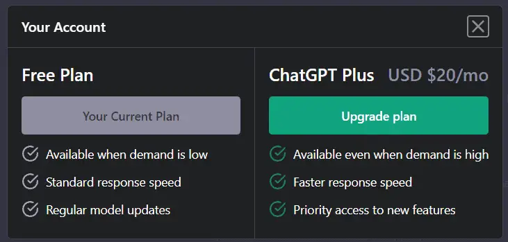 chatgpt plus