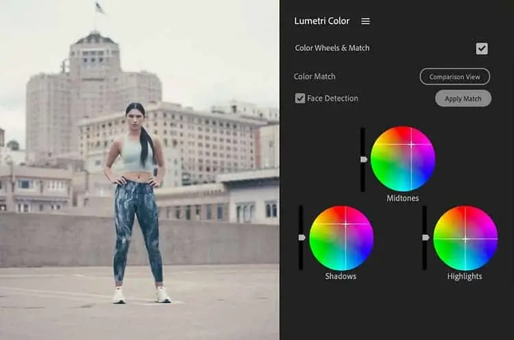 color grading on photoshop