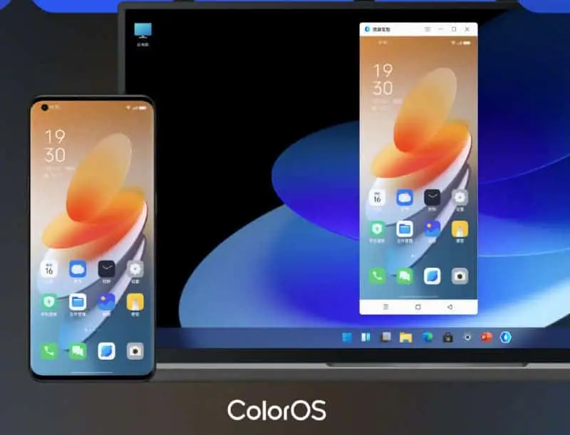 coloros12 cross screen interconnection