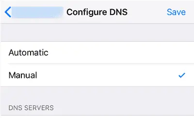configuring dns