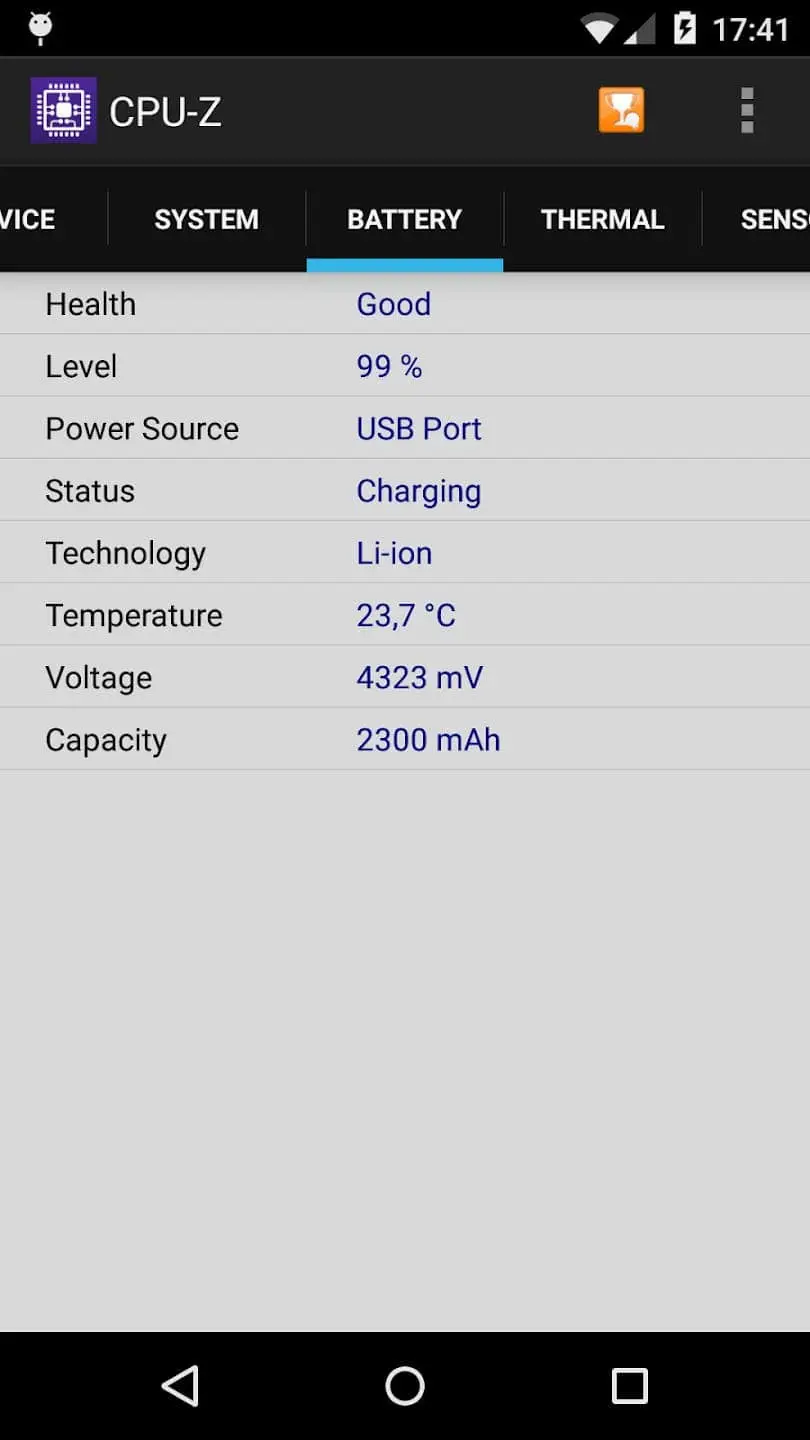 cpuz battery health check