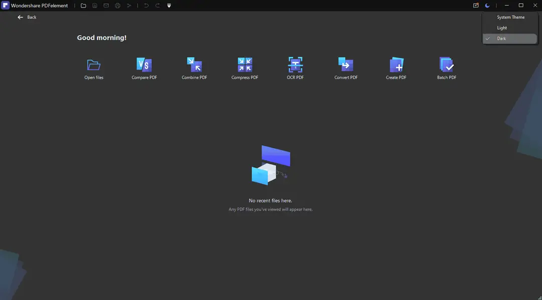 dark mode