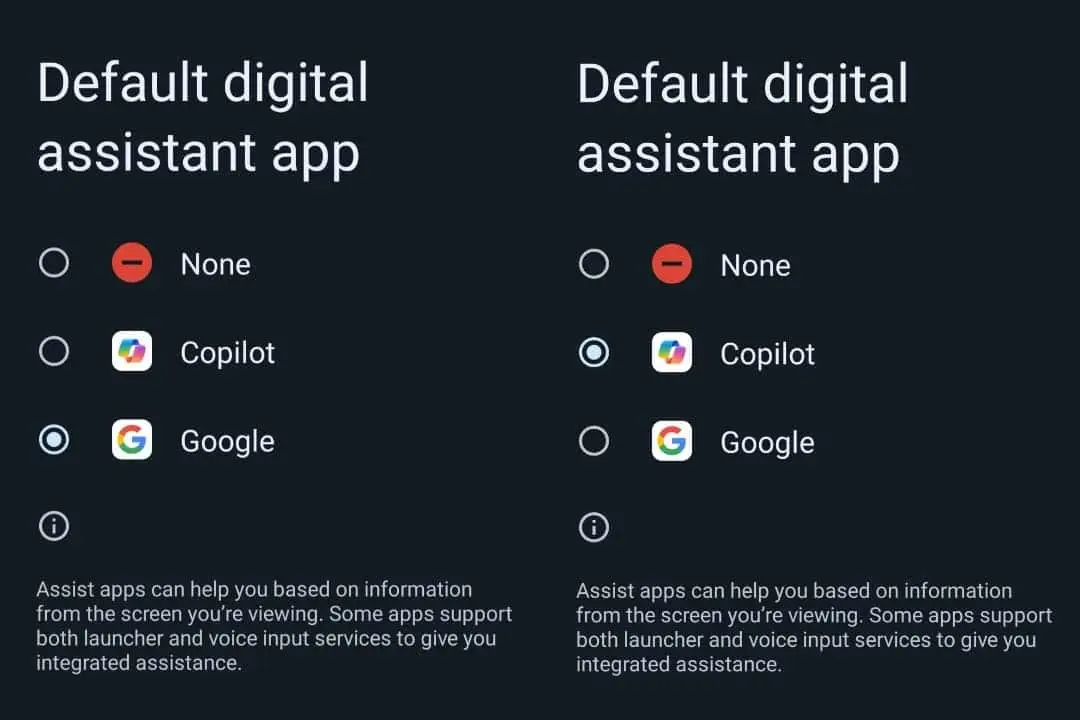 default assistant